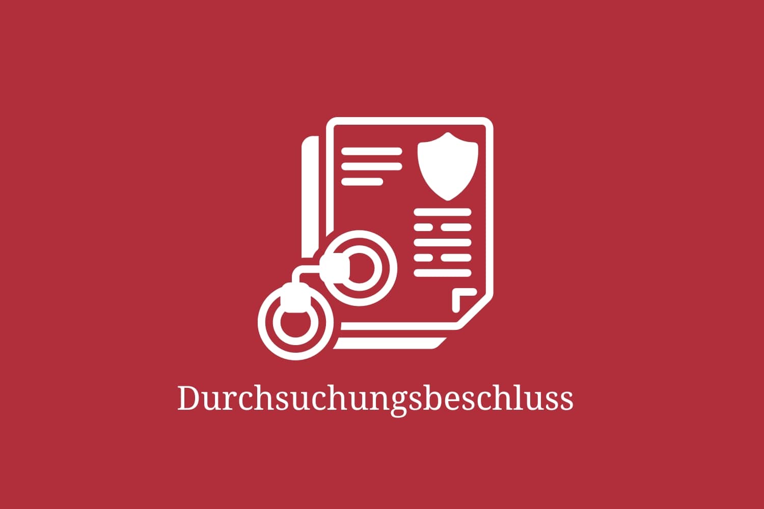 durchsuchungsbeschluss